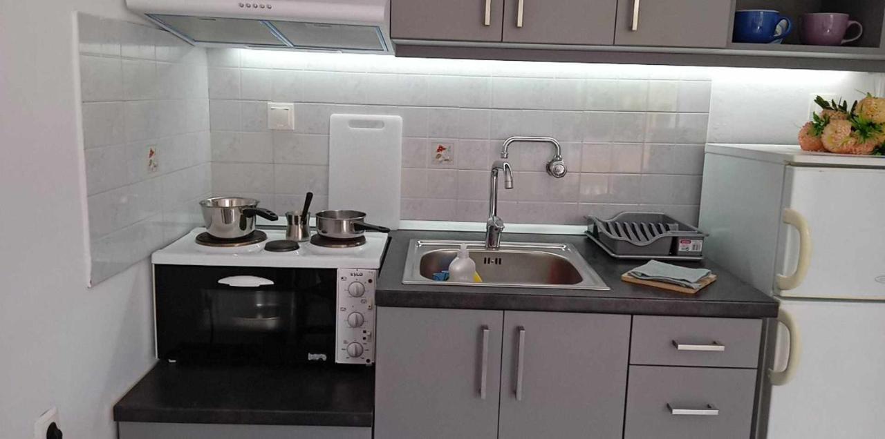 Andros Lighthouse Apartments Mesaria  エクステリア 写真