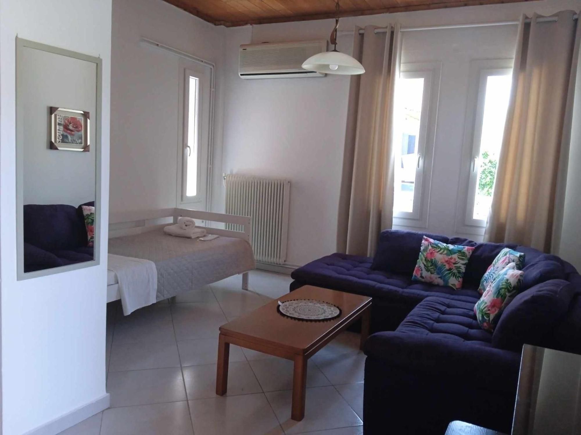 Andros Lighthouse Apartments Mesaria  エクステリア 写真